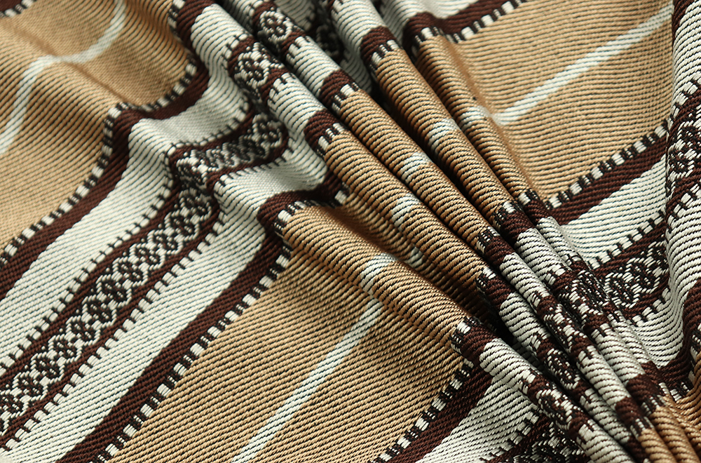 Kostüm-Jacquard - Poncho Brown 