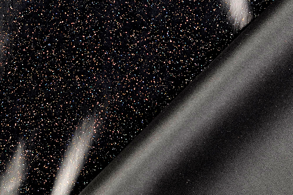 Lackstoff - Black Glitter 