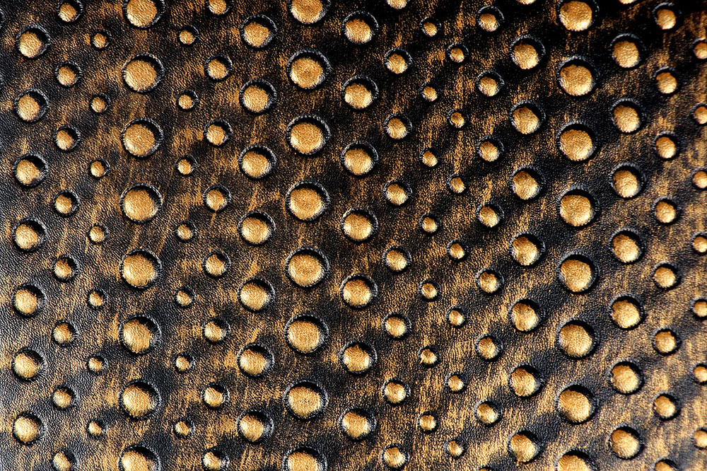 Kunstleder Vintage - Punktprägung 