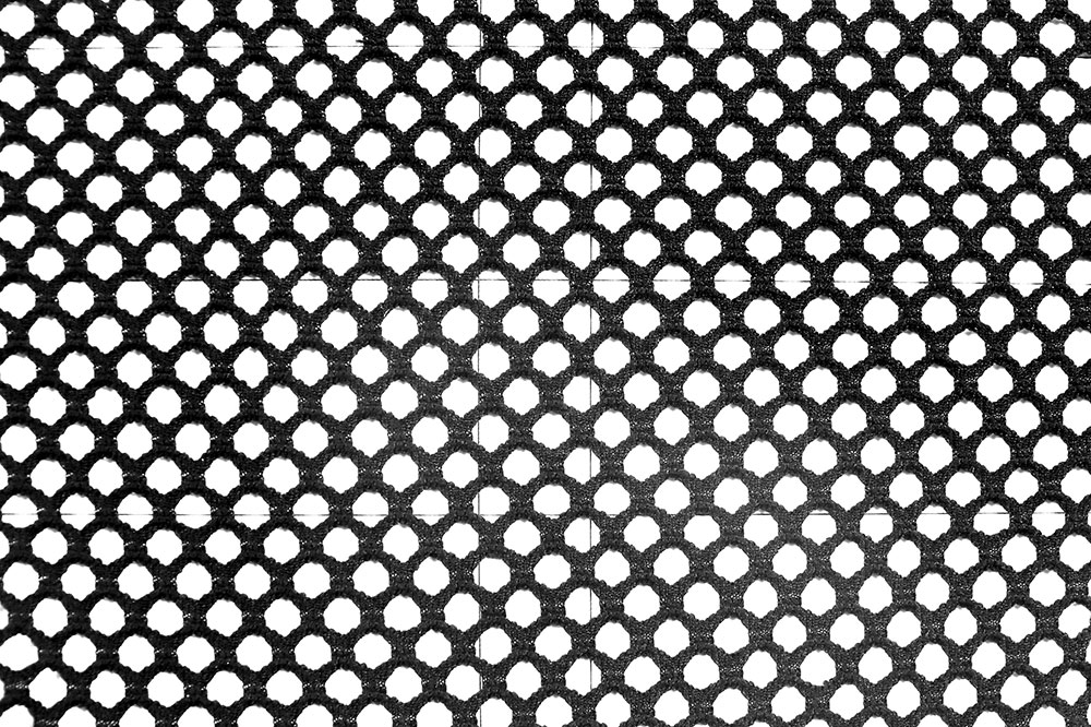 Netzstoff XS - Elastik - Schwarz 