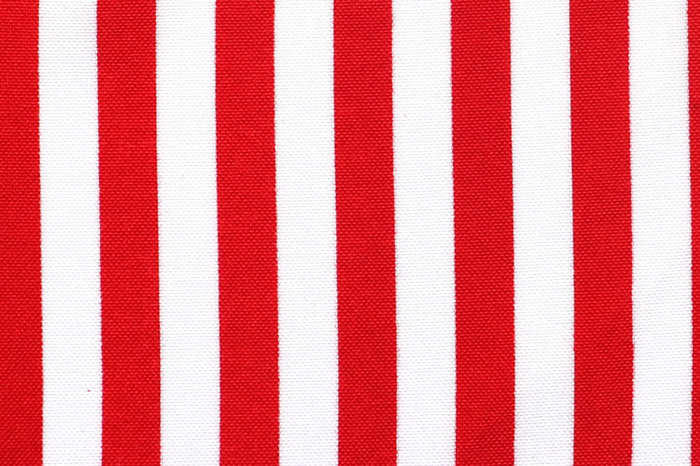 Universalstoff - Streifen - Rot/Weiß 