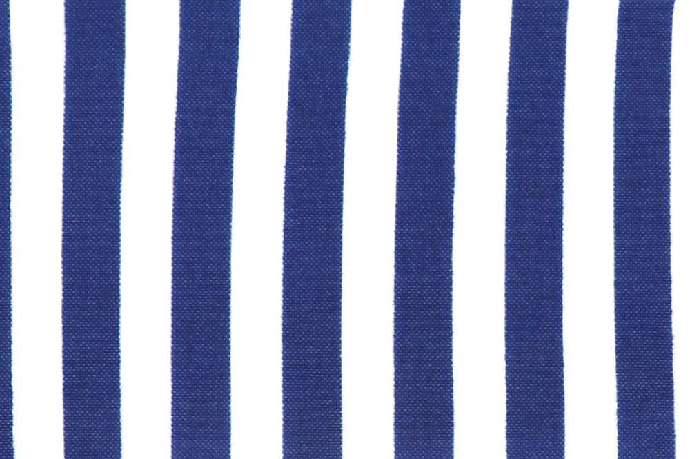 Universalstoff - Streifen - Royal/Weiß 
