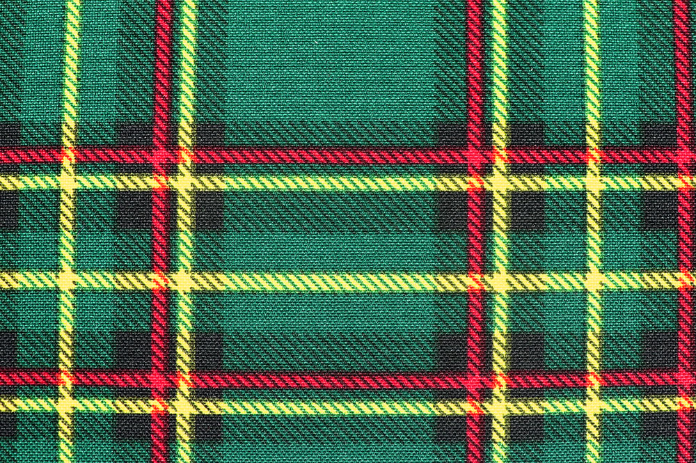 Universalstoff Schottenkaro - Grün 