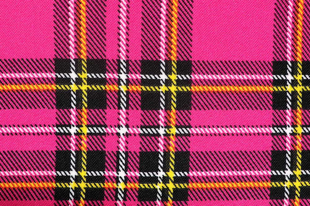 Universalstoff Schottenkaro - Pink 