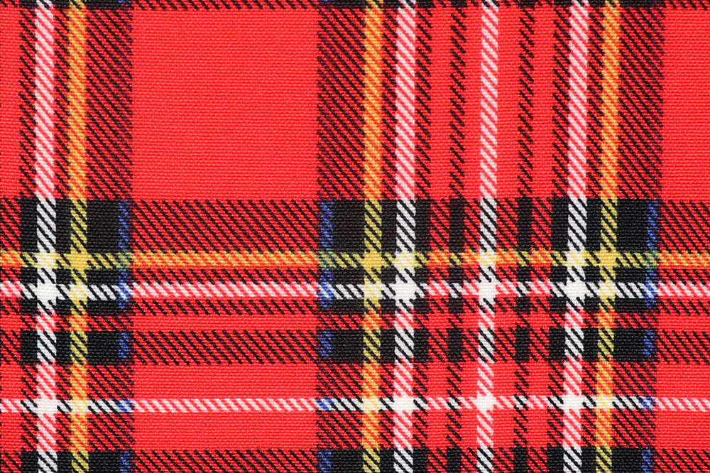 Universalstoff Schottenkaro - Rot 