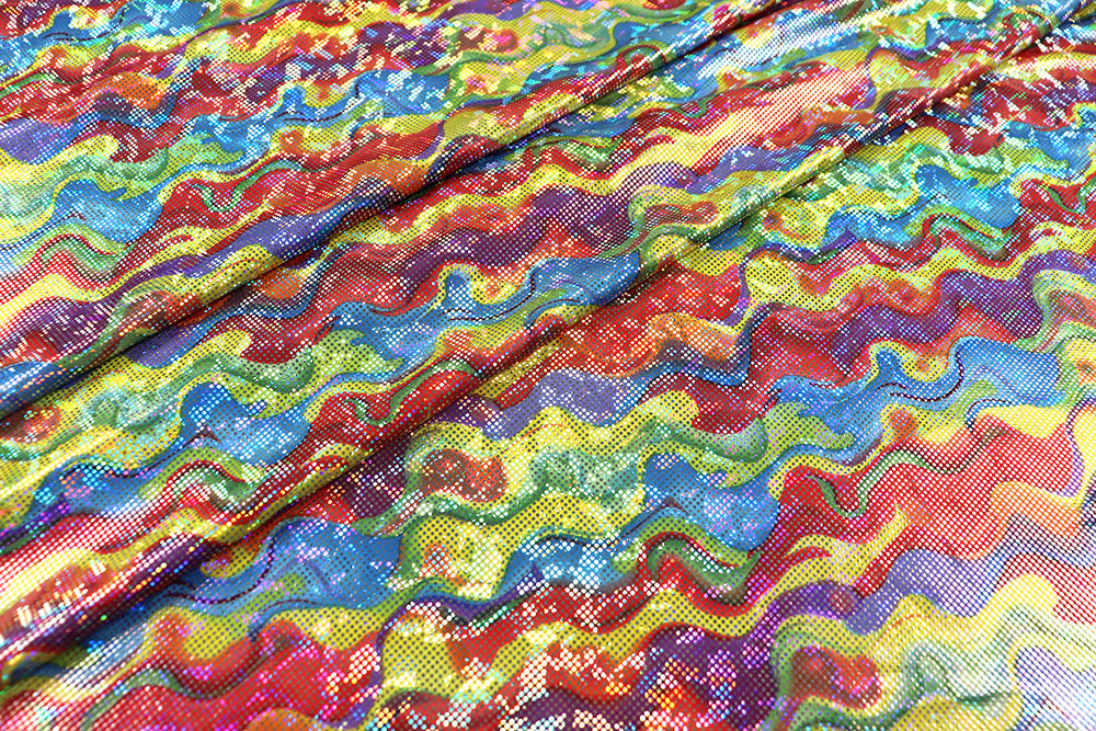 Tanzkleiderstoff Hologramm - Funky Trip 