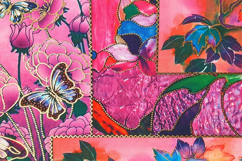 Universalstoff glänzend - Hippie Wonder 