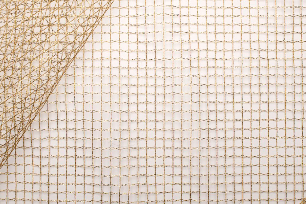 Glitzernetz - Gold 