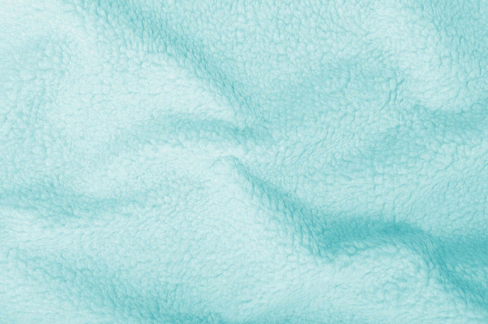 Jersey-Stoff - geraut - Uni Hellblau