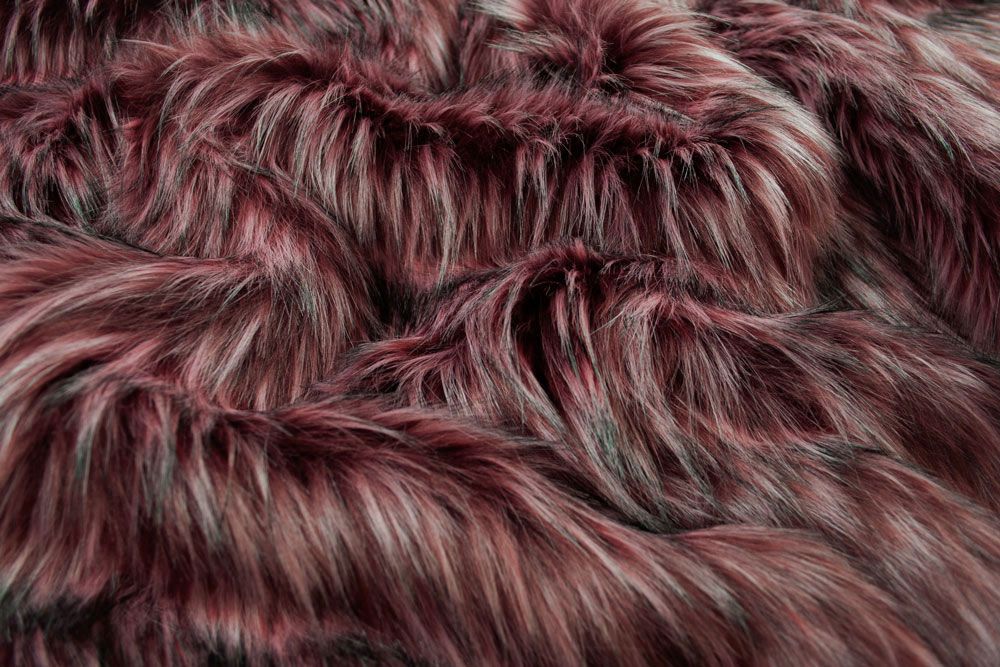 Zottelfell-Imitat - Rosa