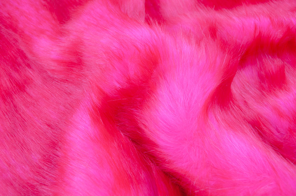 Funky Neon-Fellimitat - Pink 