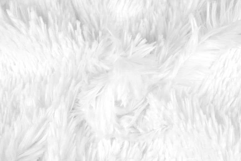 Zottelfell - Superweich - Uni Weiss