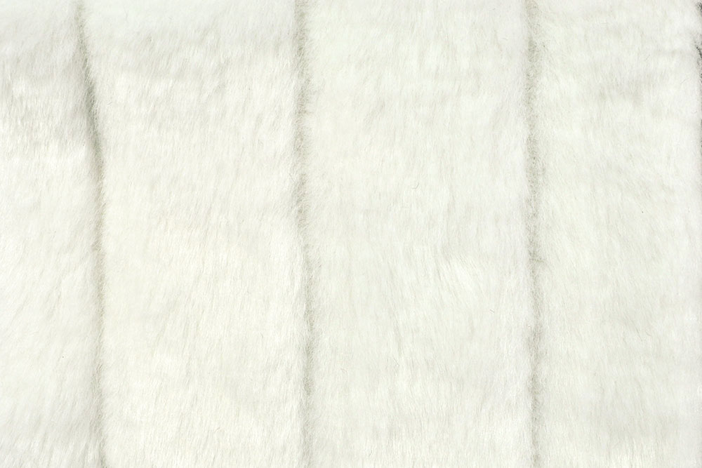 Nerz-Pelzimitat - Cremeweiß 