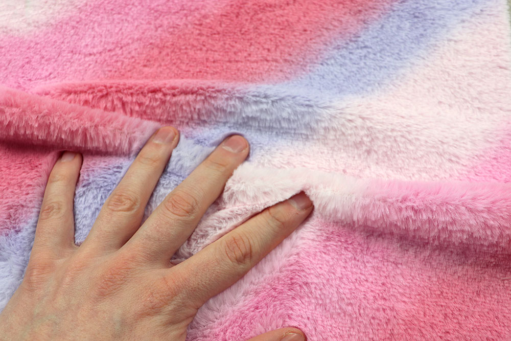 Kunstfell - Barby Rainbow 