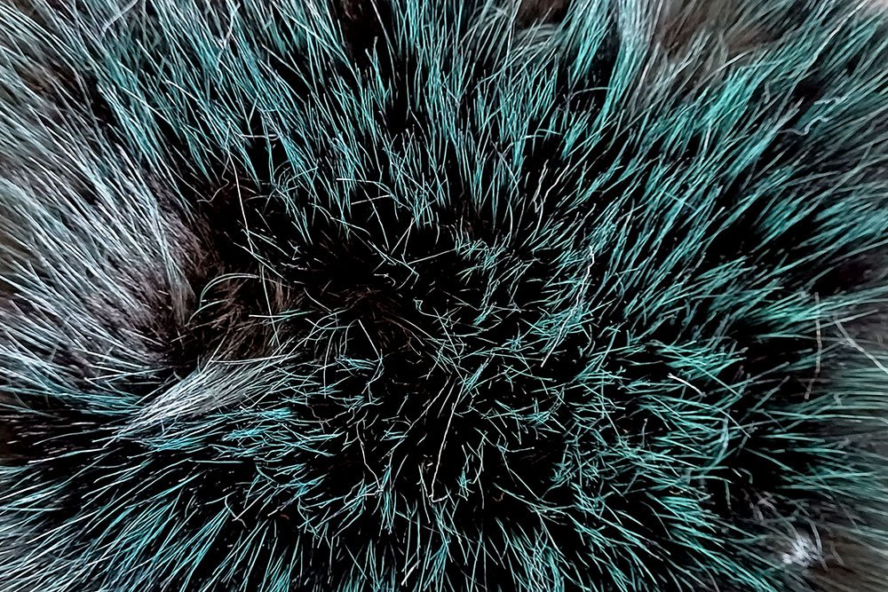 Pelzimitat High Luxury - Pleasant Petrol 