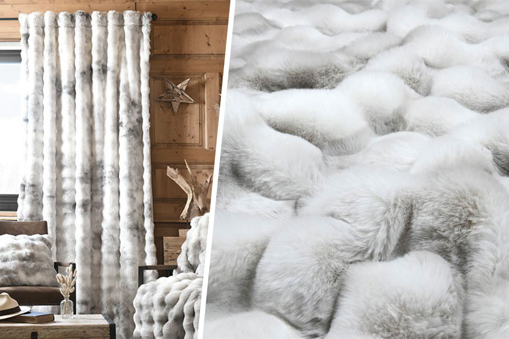 Pelzimitat - Nebraska - Grau 