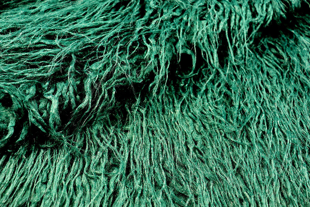 Langhaarfell - Tannengrün 