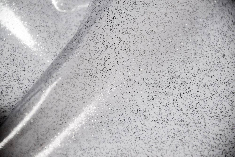 Folien-Meterware Glitter - Silber 