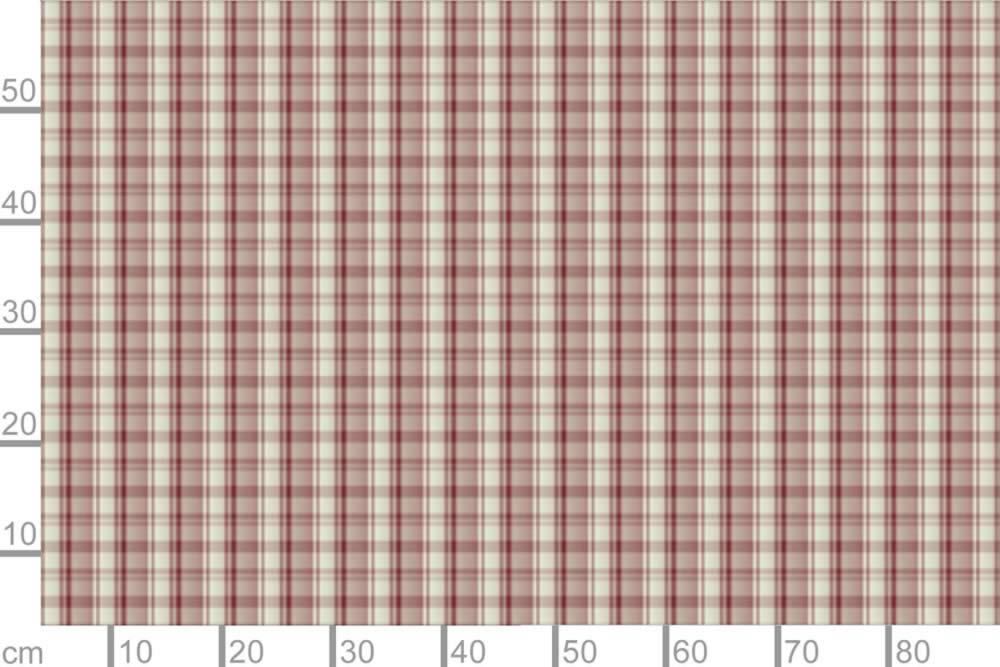 Deko / Gardinenstoff Karo Lillehammer Bordeaux