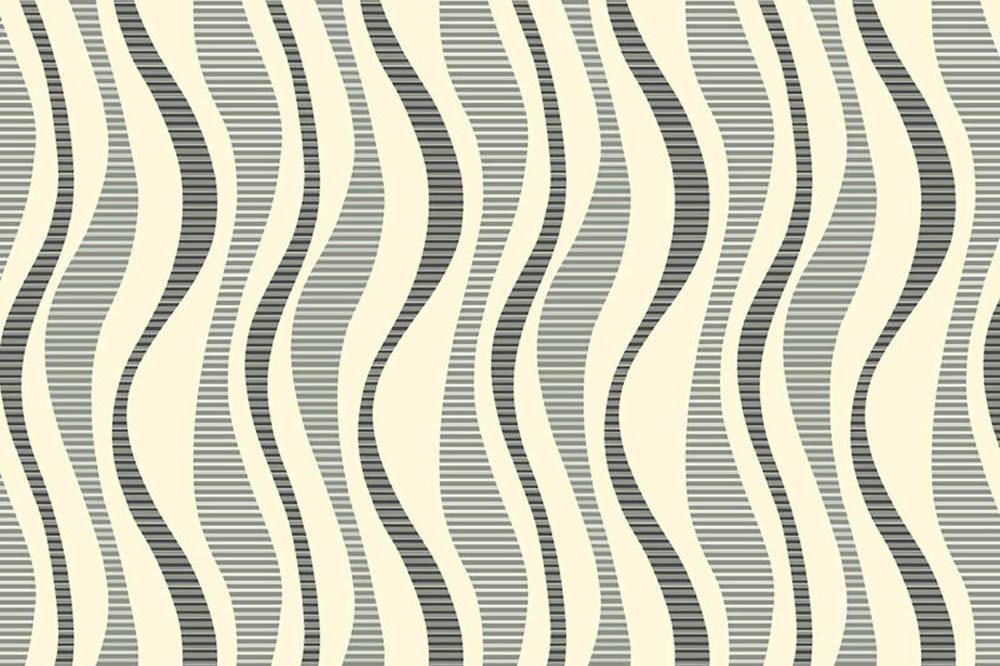 Modern Retro Druckmuster Grau