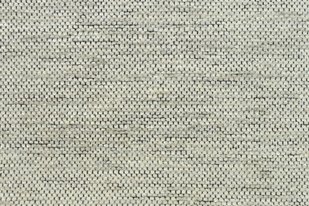 Wärmevorhangstoff Madrid - 280 cm - Melange Hellgrau/Schwarz