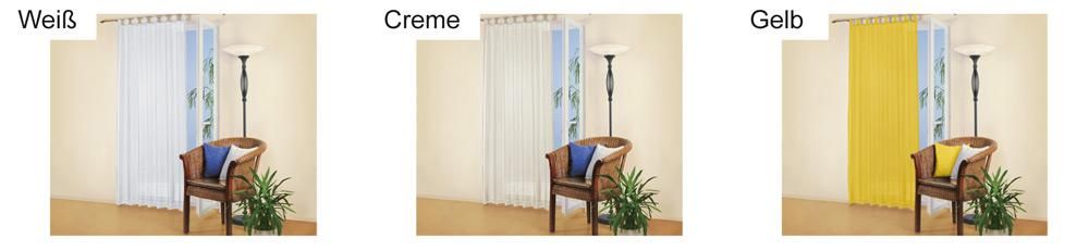 Fertig-Schlaufengardine Oslo H.225 x B.140 cm 