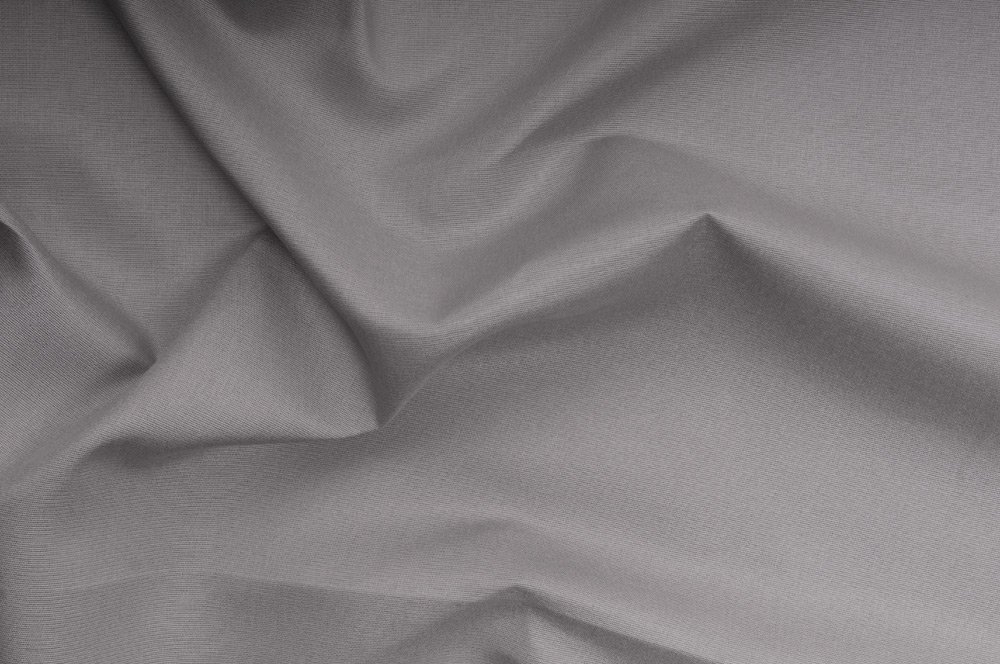 Hussen Stoff deluxe - Grau - 1,0 Meter 