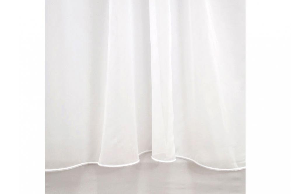 Voile 180 cm breit - Weiß 