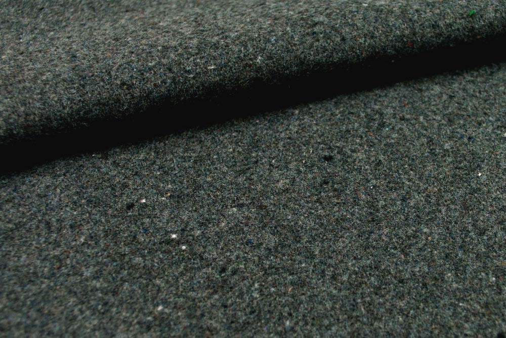 Wärmevorhangstoff mit Wollanteil - Uni