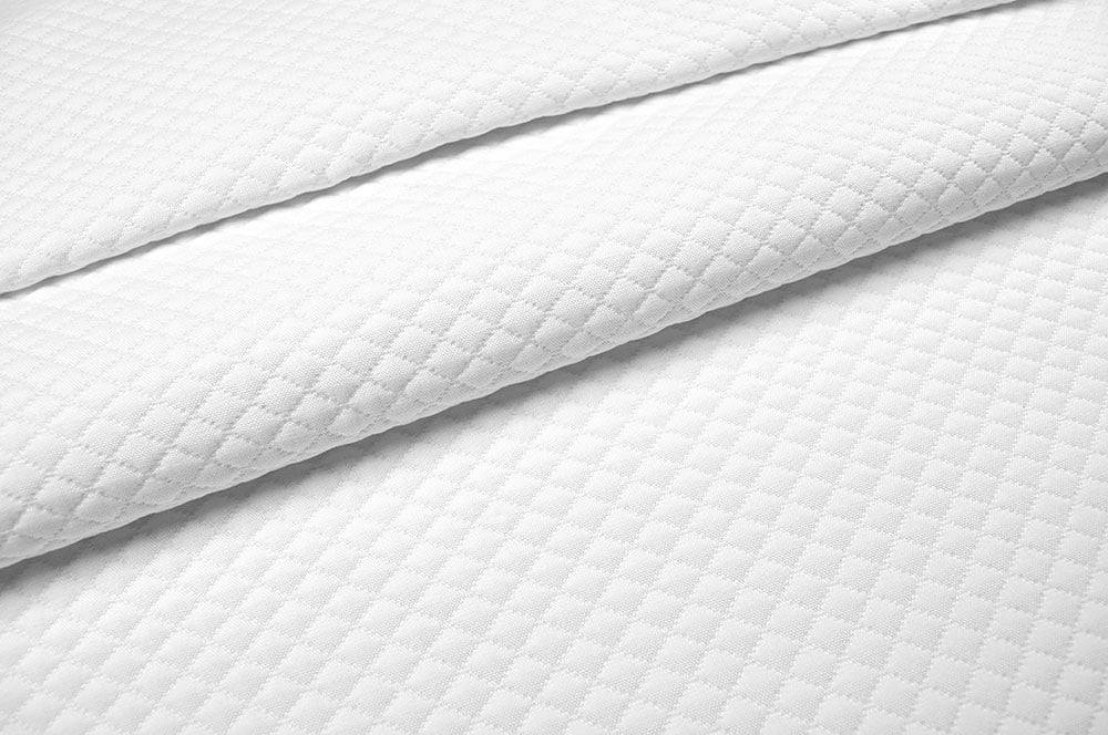 Wärmevorhangstoff Raute - 150 cm - Weiß 