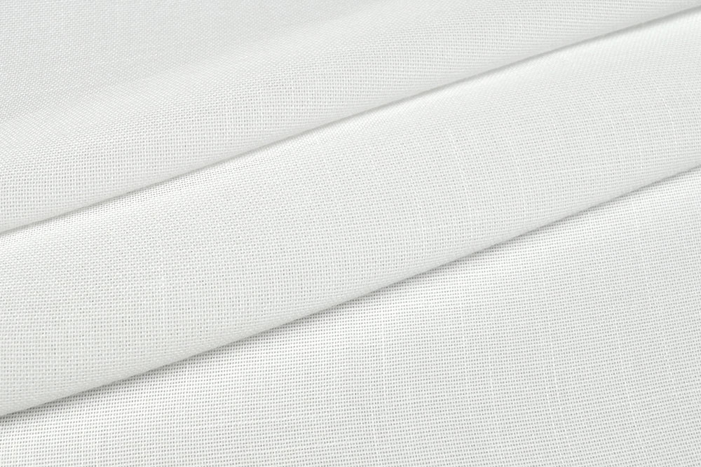 Gardinenstoff Sommertraum - Bleiband - 300 cm - Weiß - B-Ware 