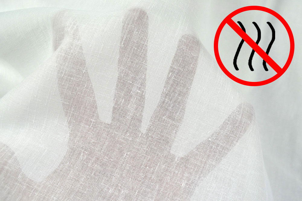 Gardinenstoff - Geruchsneutralisierer - Bleiband - 300 cm 