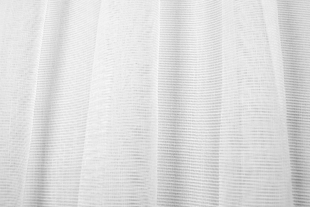 Gardinenstoff transparent - Bleiband - 260 cm - Weiß 