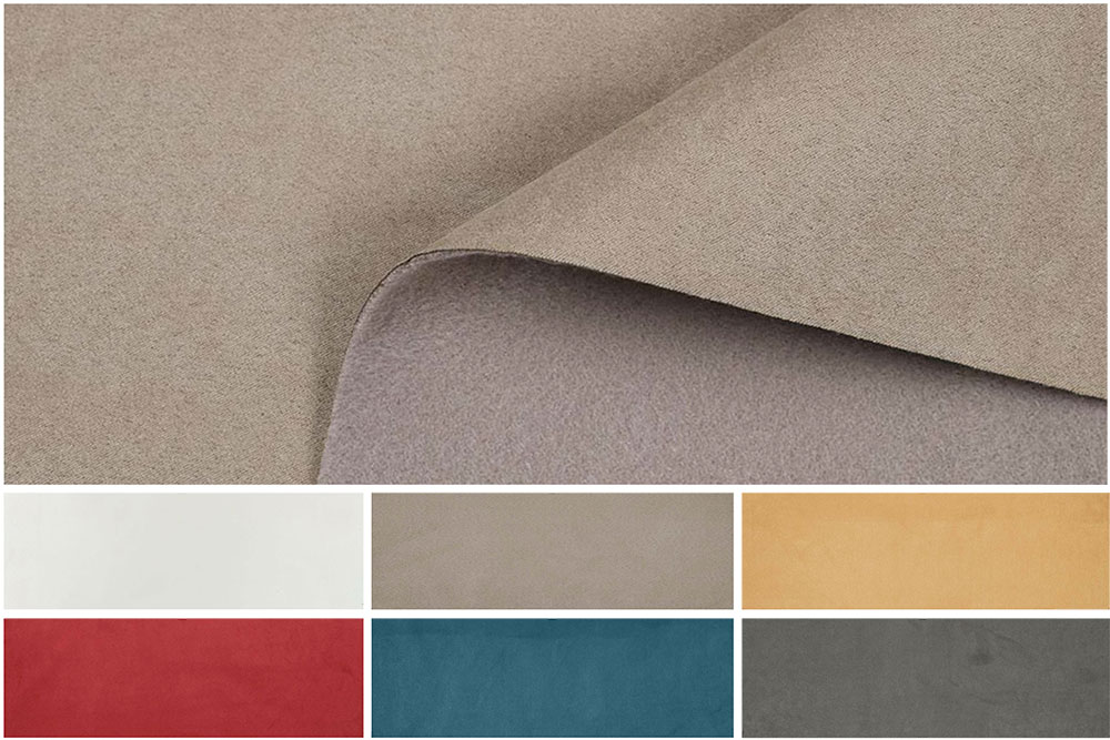 Thermo-Blackout - Wildleder-Imitat 