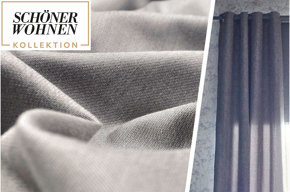 Schöner Wohnen - Dekostoff Manhattan - Stone - 310 cm 