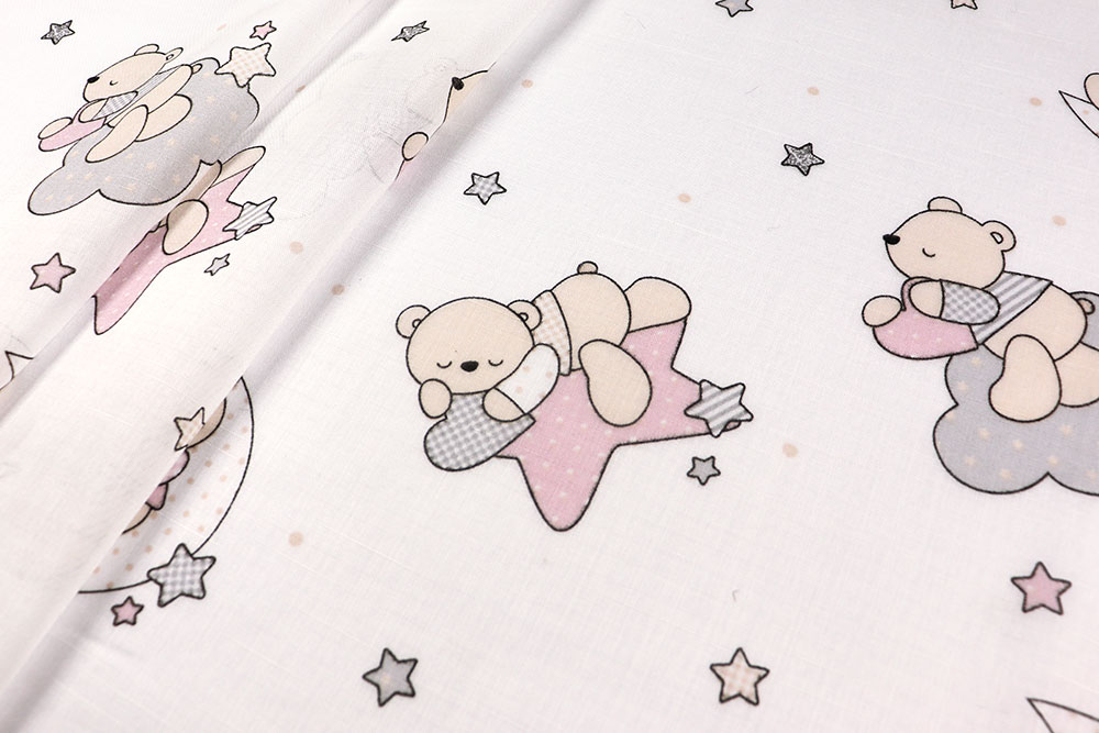 Gardinenstoff Bleiband - Bärchen - 280 cm