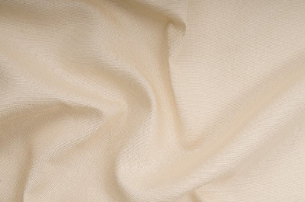 Hussen Stoff deluxe - Hellbeige - 1,0 Meter 