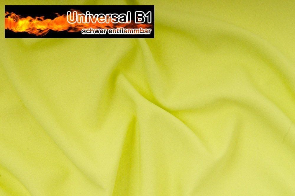 Universal Stoff B1 - schwer entflammbar - Hellgrün - 2,0 Meter 