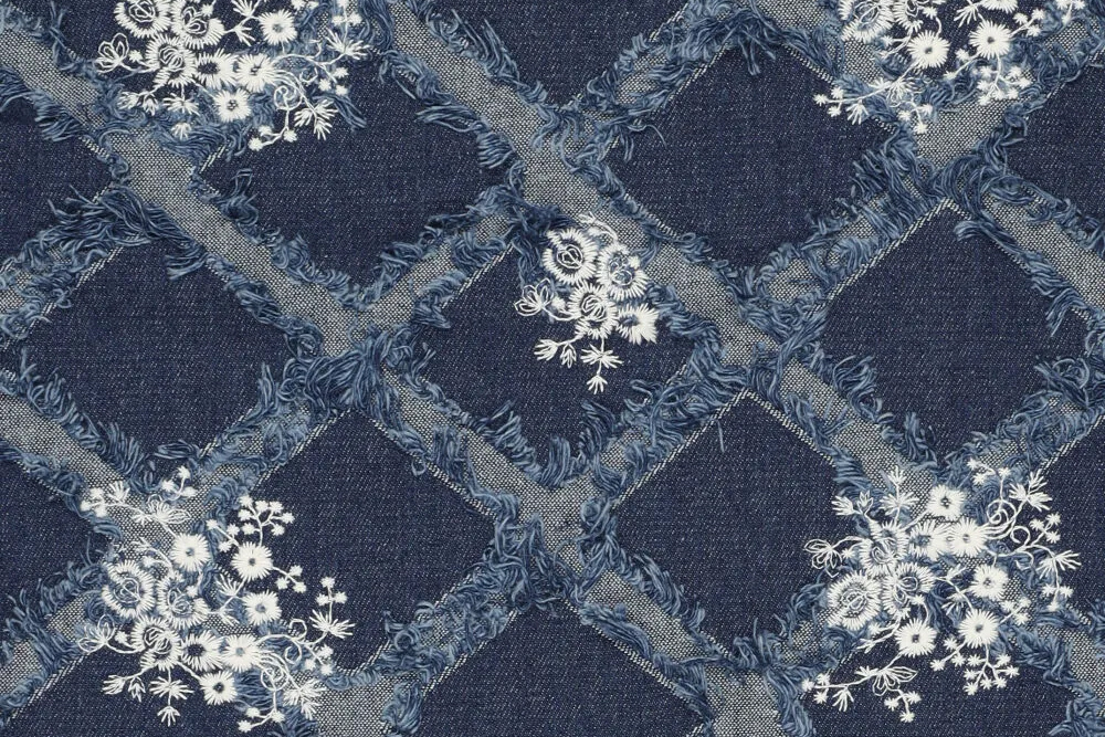 Jeans-Stoff Premium - Vintage-Stick 