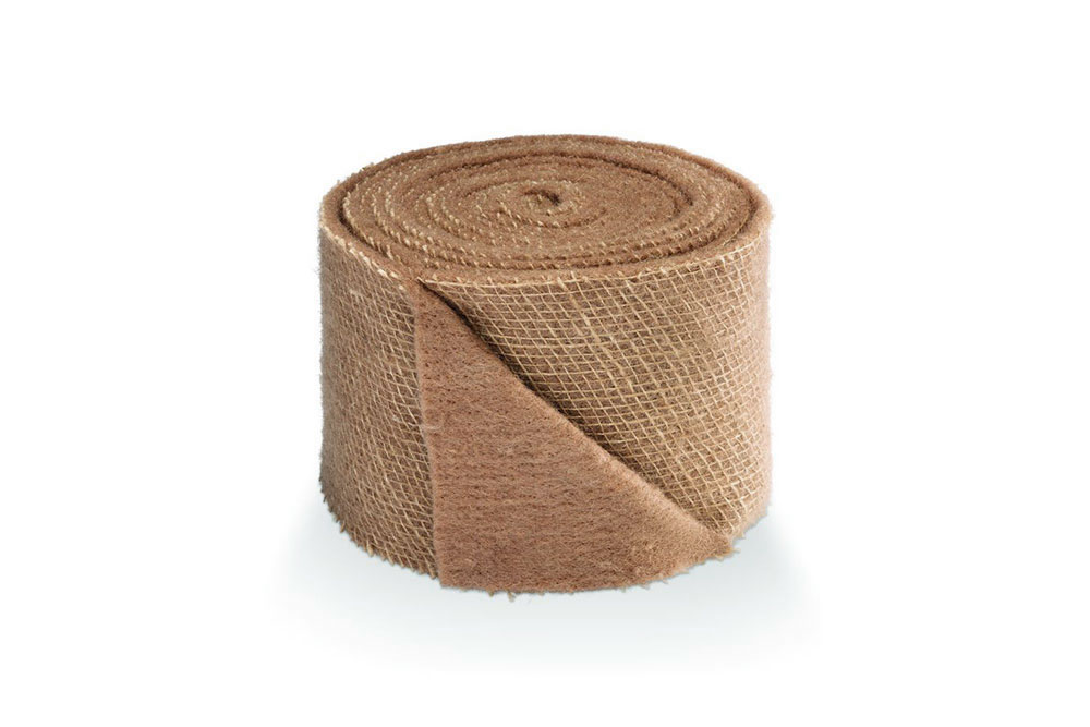 Jute-Filz Anna - 15 cm - 5 m-Rolle - Braun 