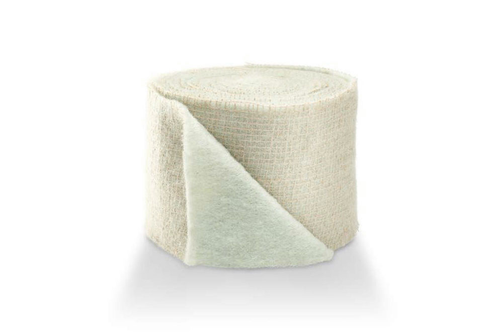 Jute-Filz Anna - 15 cm - 5 m-Rolle - Weiß 