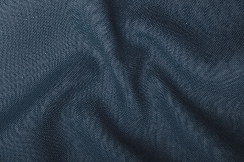 Indianer Jute farbig - 120 cm breit Dunkelblau