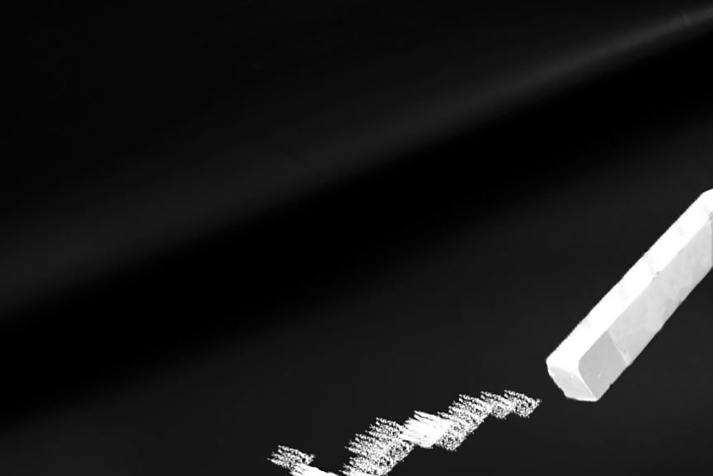 Blackboard - Tafelstoff Schwarz 