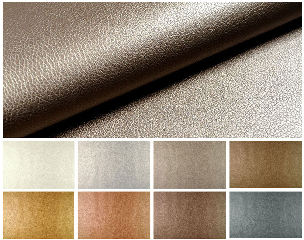 Kunstleder Metallic - Uni 