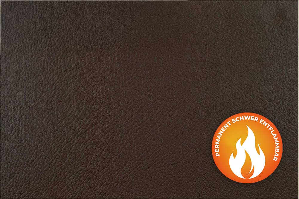 Bezugs-Kunstleder fein - permanent schwer entflammbar 