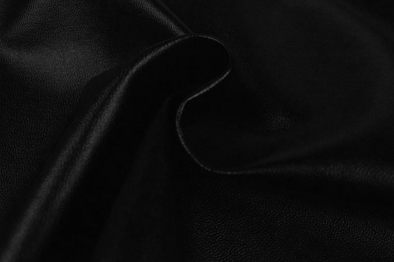 Kunstleder light Schwarz