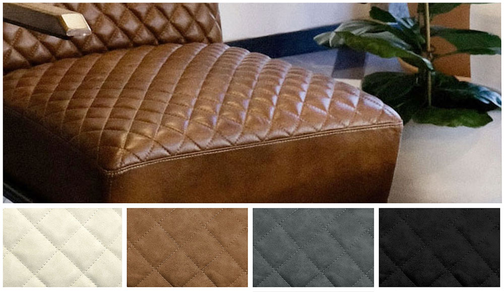 Möbel-Kunstleder - gesteppt 