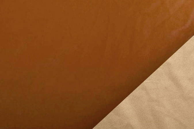 Kunstleder - Airwashed Hellbraun