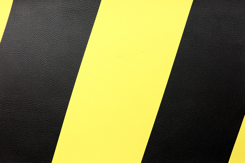 Kunstleder Premium - Safety Stripes 