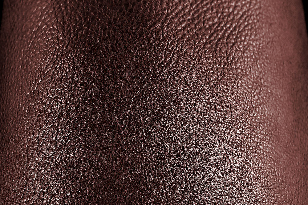 Büffelleder-Imitat - Bordeaux 